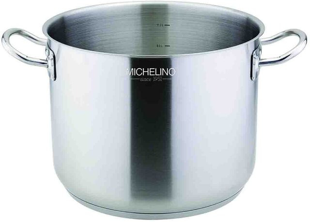 Michelino Edelstahl Kochtopf in Silber Durchmesser: 40 cm - Bild 1