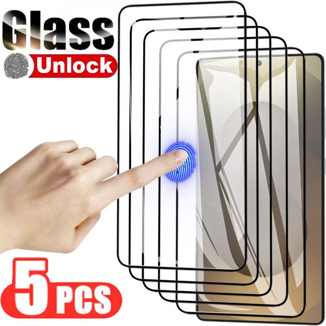 5 Stück Ultra HD Gehärtetes Glas Displayschutzfolie für Samsung Galaxy S25 S24 S23 S22 S21 Plus FE, Transparent - Bild 1