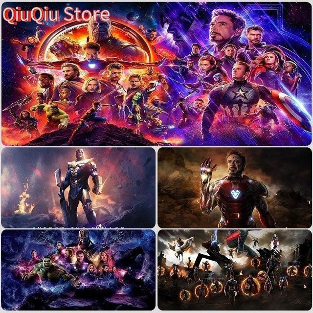 Potdemiel Mauspad The Avengers Marvel Design Multicolor B: 90 cm, T: 40 cm - Bild 1