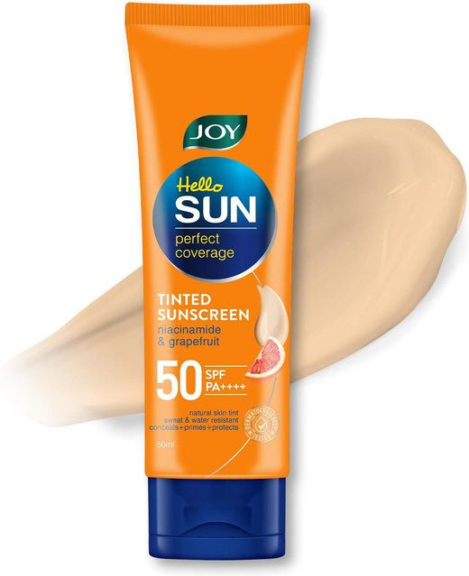 Joy Getönte Sonnencreme LSF 50, 50 ml, Mattierend, Beige - Bild 1