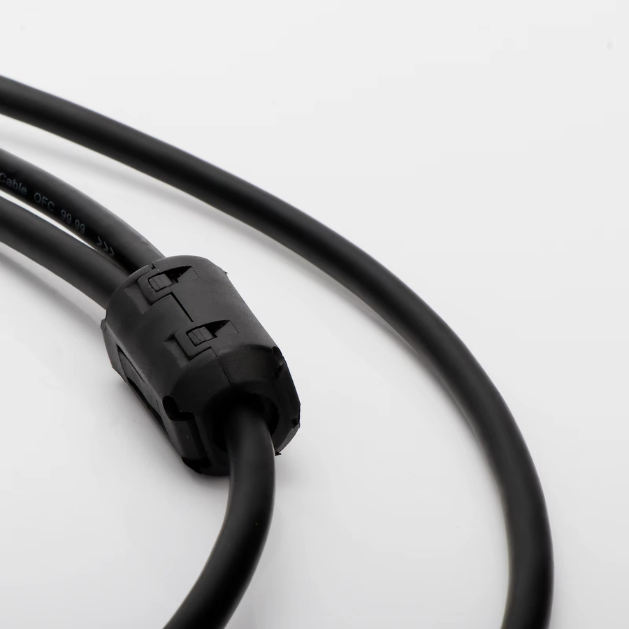 Preffair RCA Splitter Audiokabel 2 RCA auf 4 RCA in Schwarz für Lautsprecher und Subwoofer - Bild 3