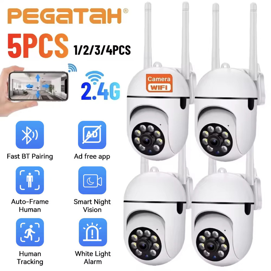 PEGATAH O-Kam Pro IP Indoor Überwachungskamera mit 8MP Auflösung, Wifi und 5,0X Zoom in Weiß - Bild 7