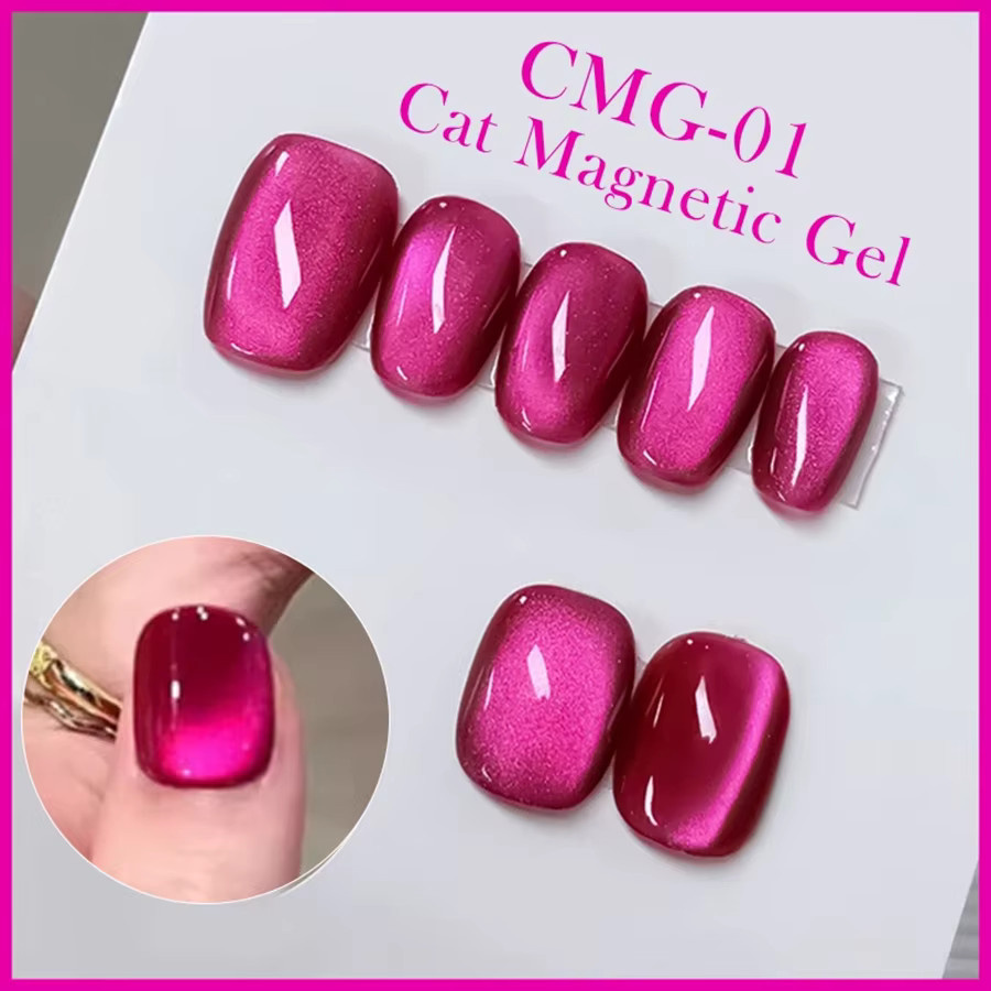 MISS SHAKA Magnetischer Nagellack Drachenfrucht-Katzenaugen-Gel, 10 ml - Bild 4