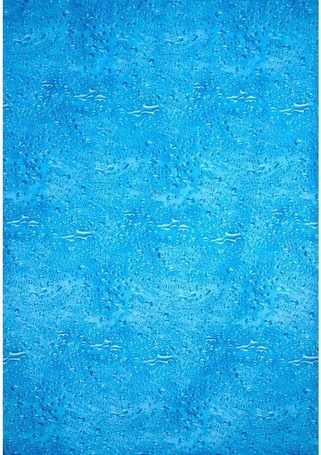 Euroshowers Duschvorhang aus Polyester in Blau mit Metallösen, 12 Duschvorhangringen, wasserabweisend und antibakteriell, B/H: 180 x 200 cm - Bild 1