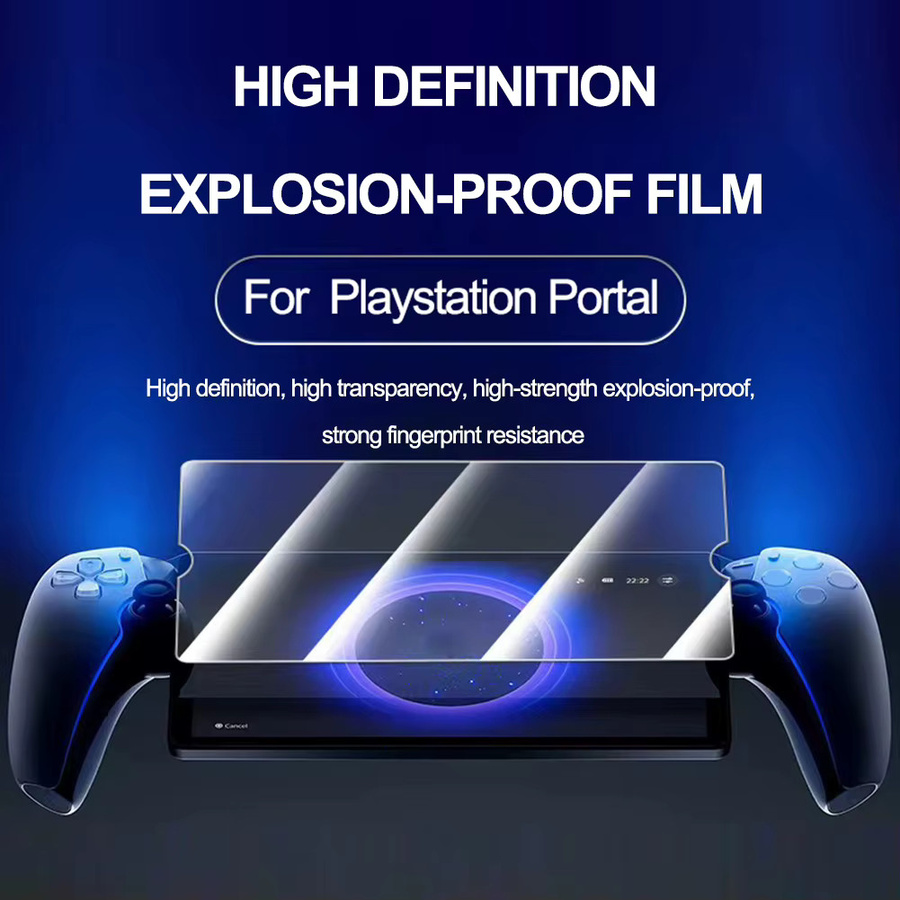 Shunmaii Anti-Kratz Displayschutzfolie aus Premium-Hartglas für die PS5-Portalkonsole und PS-Portal-Remote-Player, transparent - Bild 4