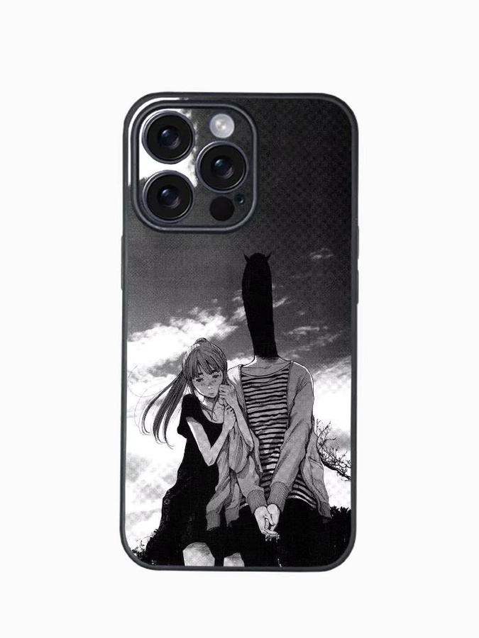 O-Oyasumi Punpun Anime Handyhülle für iPhone 16 15 14 13 12 11 Pro Max Plus Mini aus weichem TPU in Multicolour - Bild 4