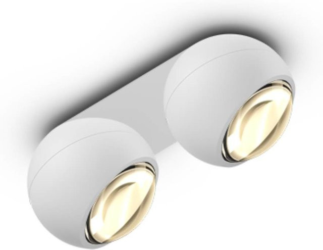 Occhio io giro doppio VOLT LED-Deckenstrahler in Weiß matt mit dimmbarer warmweißer Beleuchtung (3000K) - Bild 1