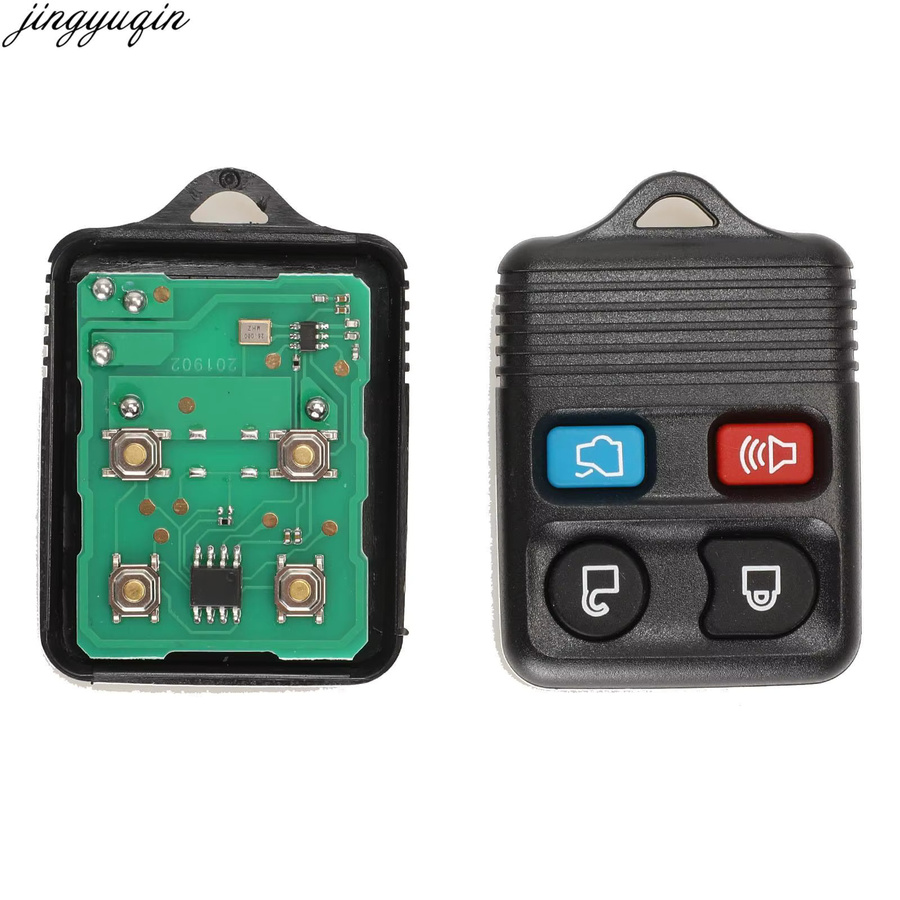 Jingyuqin Fernbedienung Auto Schlüssel in Schwarz für Ford Edge Escape F150 Freestar Lincoln Mark LT Mazda Tribute Mercury Monterey (315/433 MHz) - Bild 4