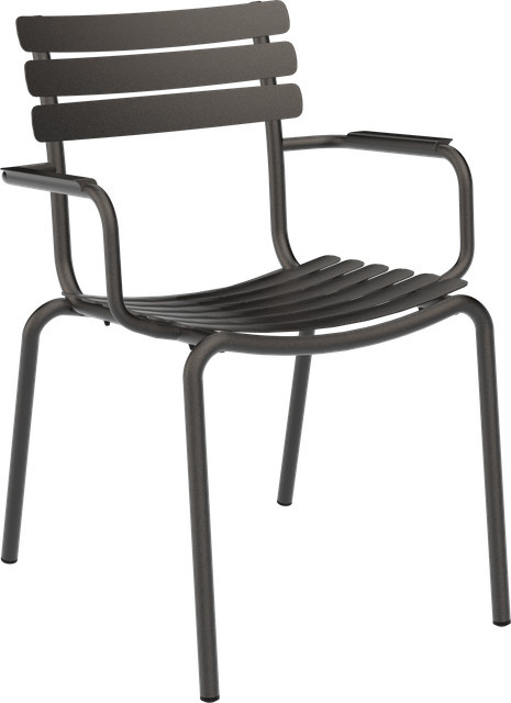 HOUE Alua Armlehnenstuhl in Schwarz stapelbar - Bild 1