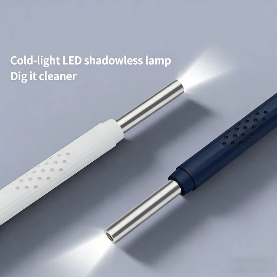 GUANMOU USB HD Mini-Kamera Elektronischer Ohrlöffel Endoskop-Reiniger in Weiß für PC und Android TYPE-C - Bild 4