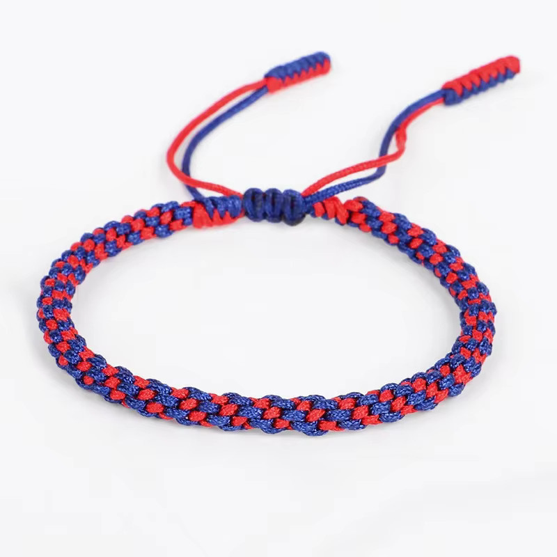 Armband, rot, gewebt, Mais Knoten, Unisex - Bild 1