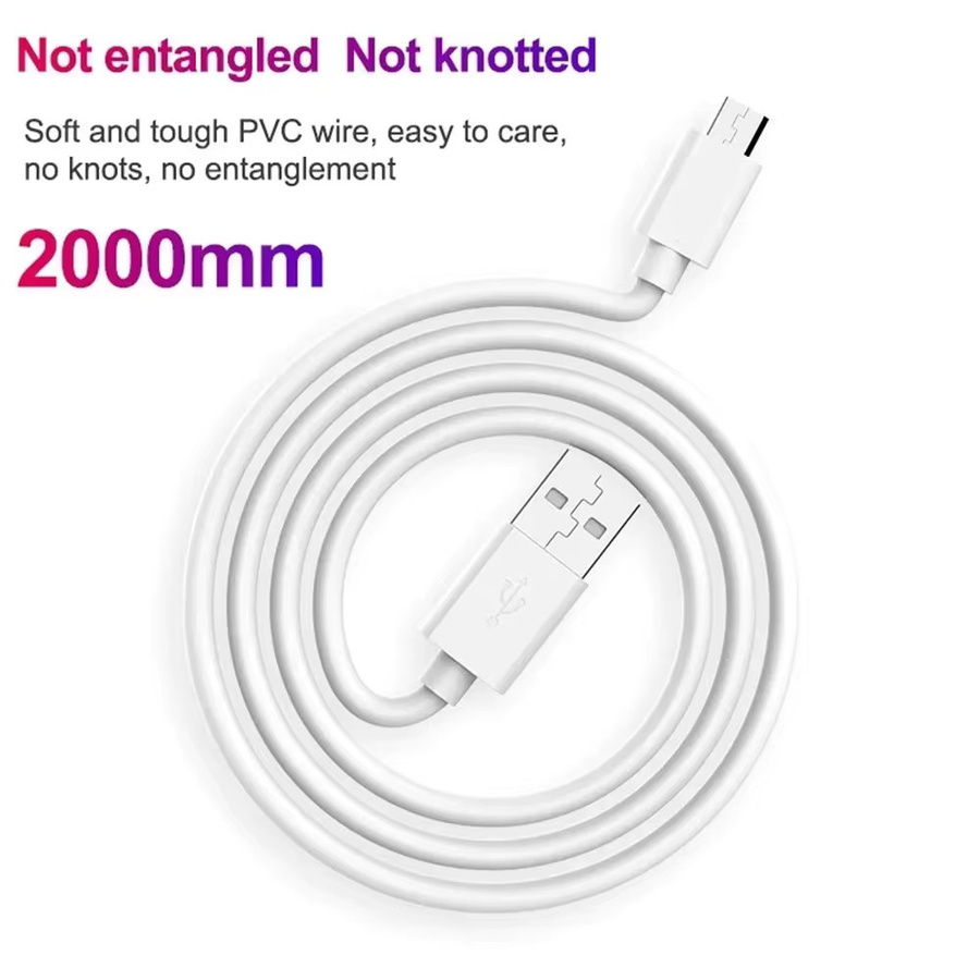 NNBILI Micro-USB-Kabel 5A Schnelles Ladekabel für Android-Smartphones in Schwarz oder Weiß - Bild 2