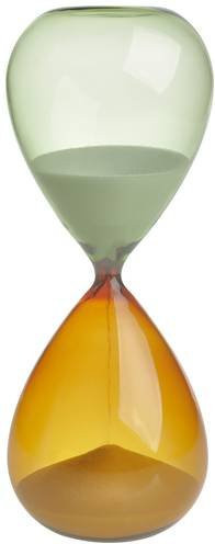 TFA Dostmann Sanduhr aus Glas in Orange, Grün und Weiß, rund und analog - Bild 1