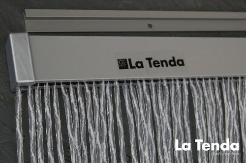 La Tenda Türvorhang transparent-weiß, B/H: 100 x 230 cm - Bild 1
