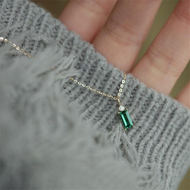 Anhänger Halskette 925 Silber, Diamant, Damen - Bild 1