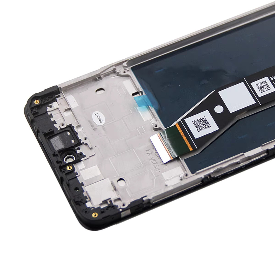 Motorola Moto G24 Power LCD Display Touch Panel Digitizer Montage mit Rahmen in Schwarz - Bild 4