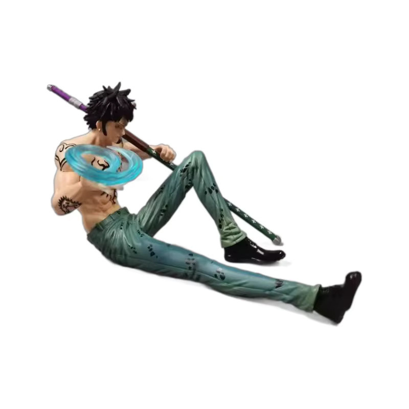 Bandai One Piece Trafalgar Law Sitting Ver. Anime Action Figure aus PVC, Multicolor, Höhe: 14 cm - Bild 2