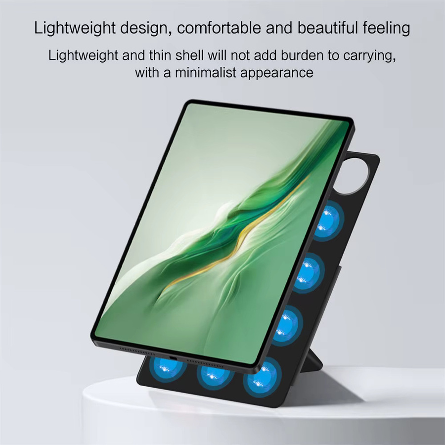 AYANJIN Schutzhülle für Honor MagicPad 2 2024 und Huawei Honor Pad GT Pro 12,3 Zoll mit Multi-Winkel Klappfunktion in Schwarz - Bild 2