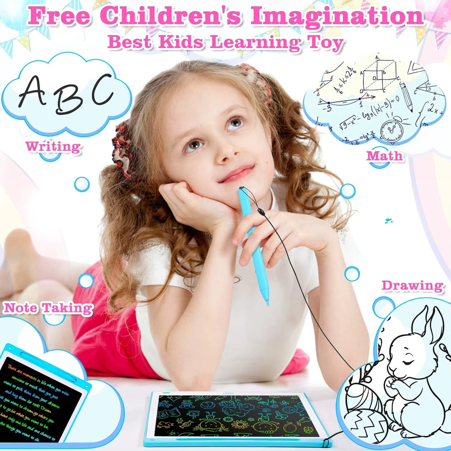 RSP LCD-Grafiktablett, Cartoon-Farbzeichentablett, 8,5 Zoll, ab 3 Jahre - Bild 3