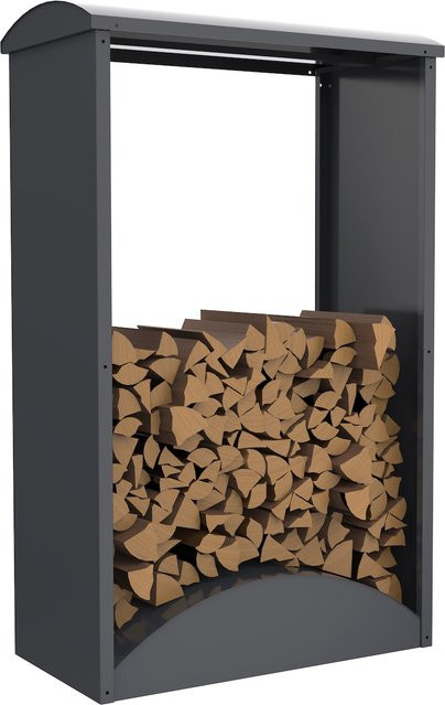 Westmann Kaminholzregal Castra A Anthrazit B/T/H: 98 x 52 x 160 cm - Bild 1