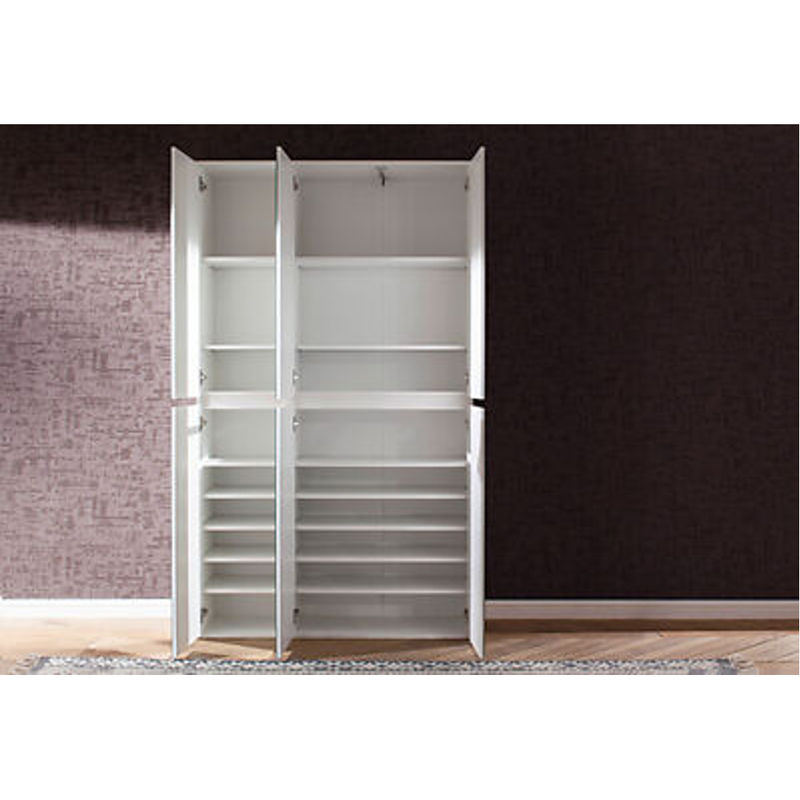 Garderobenschrank Trendteam Mirror in Weiß mit Spiegeltür B/H/T: 111 x 191 x 34 cm - Bild 4