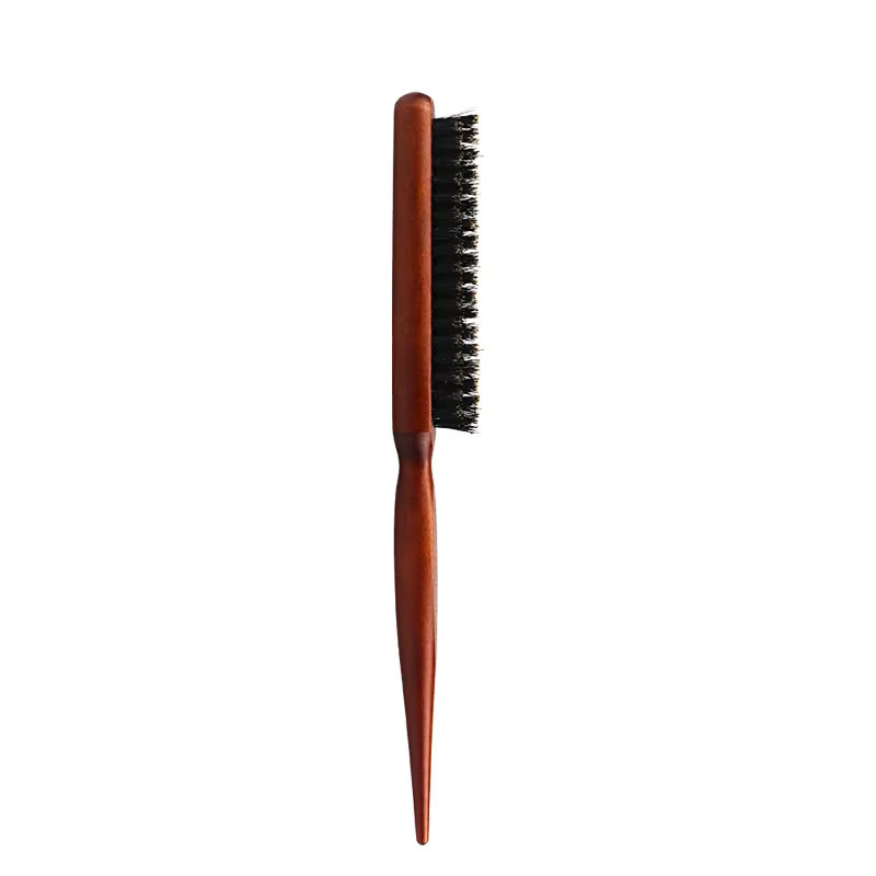 Holzgriff Kamm mit natürlicher Mähne, Unisex - Bild 2
