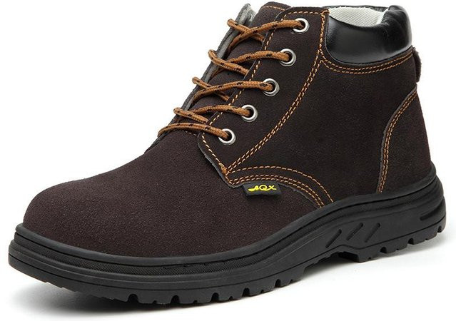 Avant-garde Arbeitsschutzschuhe aus Leder in Braun, Größe 46 - Bild 1