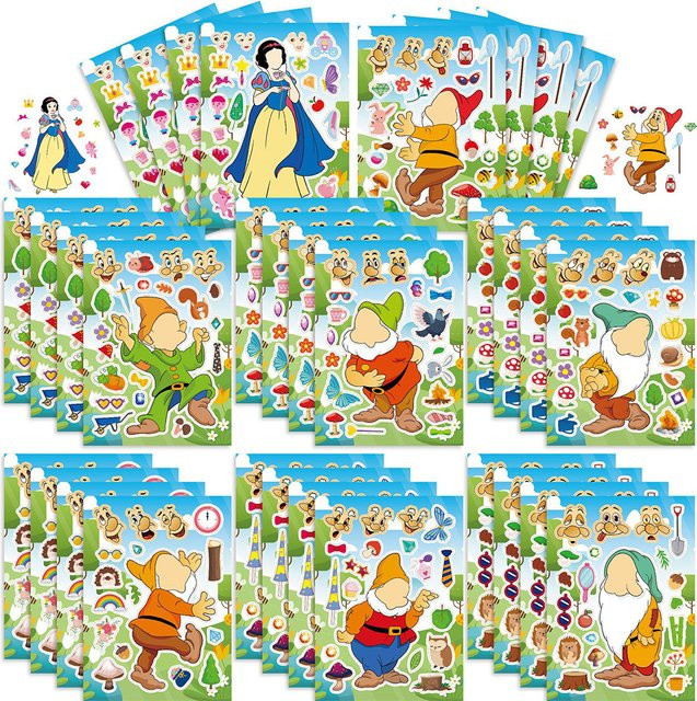 Disney Schneewittchen und die sieben Zwerge Puzzle-Aufkleber, Zubehör - Bild 1