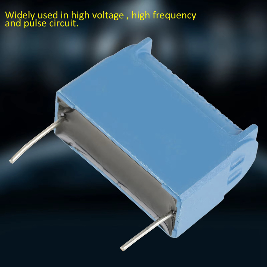 Qiilu Radialkondensator für Induktionsherde, Blau, 0,33 uF, 630 V AC - Bild 2