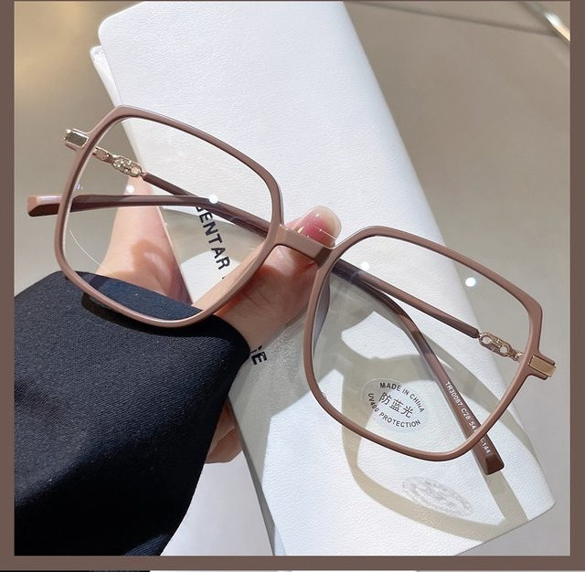 BMAD Korrektionsbrille, Quadrat, Vollrand, Kunststoff, Unisex, transparent, brown - Bild 1
