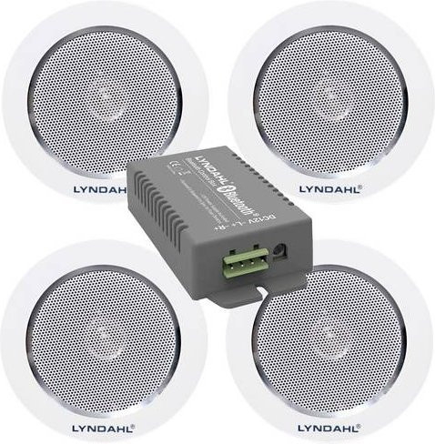 Lyndahl 2202LYNCS2AM4 2-Wege Set Einbau-Lautsprecher mit Bluetooth, aktiv, Weiß - Bild 1