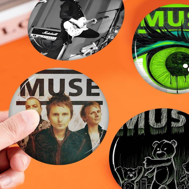 Brosche Muse Band Anime, Bunt, Unisex - Bild 1