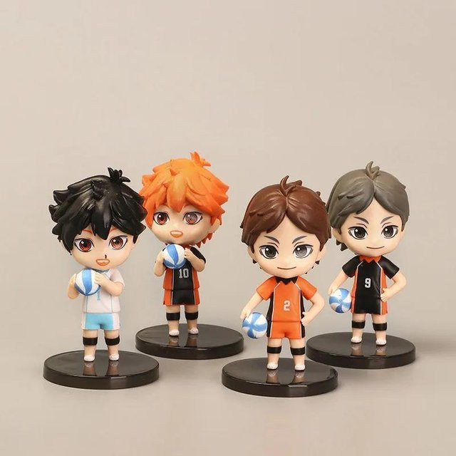 Haikyuu!! Hinata Shoyo Volleyball Anime Figur, 4-teiliges Set, ab 14 Jahren - Bild 1