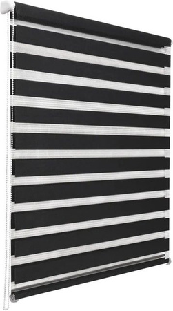Sol Royal SolDecor DL2 Doppelrollo Schwarz gestreift B: 85 cm, H: 150 cm