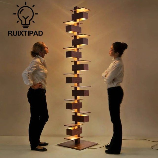 Artpad Taliesin Designer-Stehlampe aus nordischem Holz für Wohnzimmer und Schlafzimmer - Bild 1