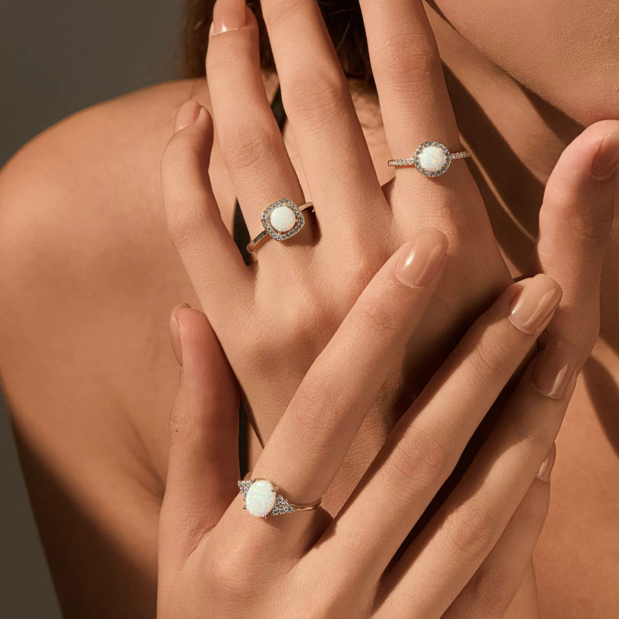 MODIAN Ring 925 Silber, Opal, Damen - Bild 2