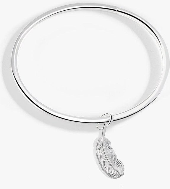 Armband & Armreif 925 Silber, Quaste Feder, Damen - Bild 1