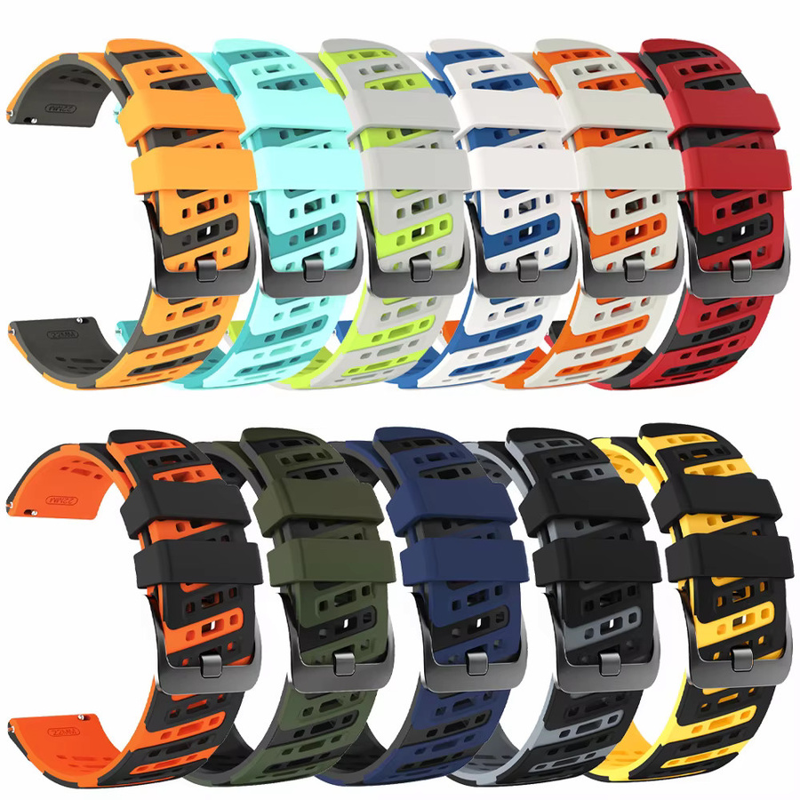 Uhrenarmband Silikon, 22 mm, Unisex - Bild 5