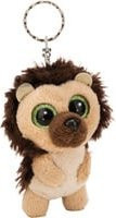 GLUBSCHIS Schlüsselanhänger Igel Spikki aus Plüsch in Braun und Dunkelbraun - Bild 1