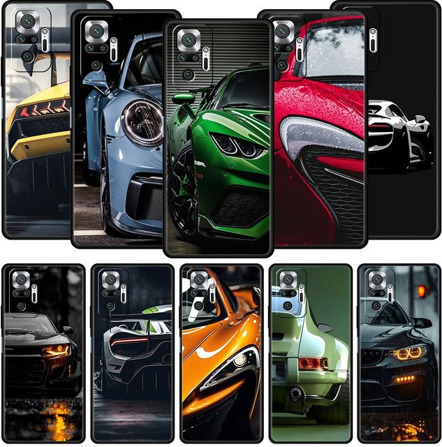 Silikon Handyhülle mit Super Auto Sport Design für Xiaomi Redmi Note 13 12 11 10 Pro Plus 9S 9 8 7 9T 13C 12C 10C 9A 5G und 4G Modelle - Bild 1