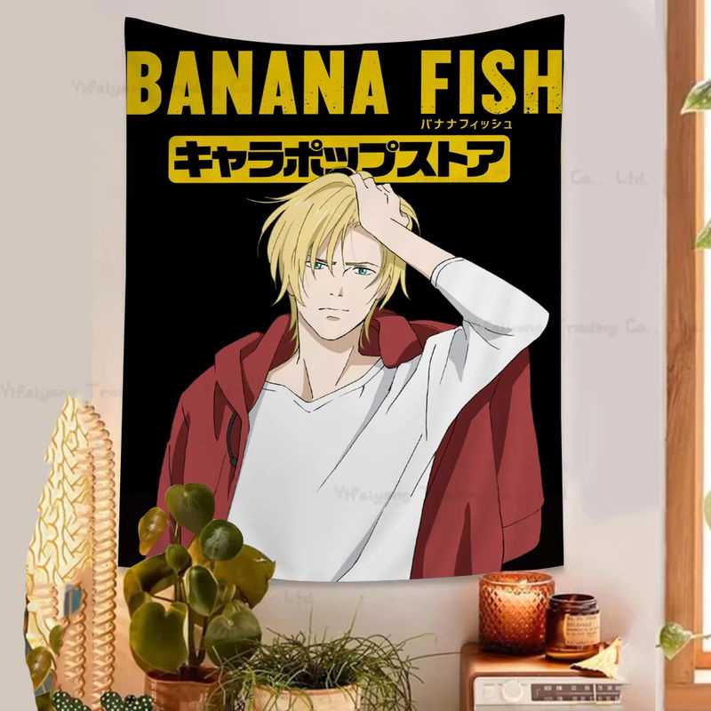 Banana Fish Anime Wandteppich Multicolor Wandbehang zur Dekoration - Bild 3