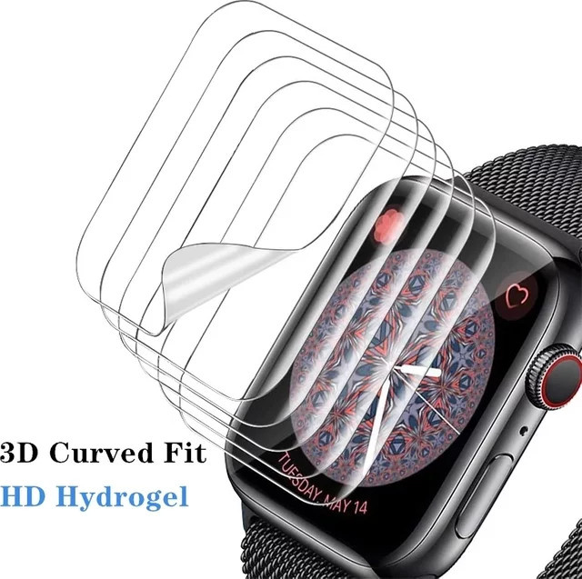 Hiyii Displayschutzfolie für Apple Watch, transparent, Unisex - Bild 1
