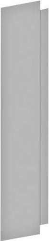 Siemens ALPHA 400/630 DIN Trennwand senkrecht aus Kunststoff, grau, Höhe: 30 cm - Bild 1