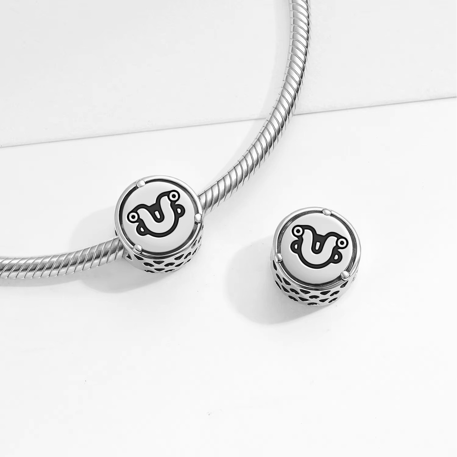 JIUHAO Maori Pekapeka Charm-Anhänger, 925 Silber, Unisex - Bild 2