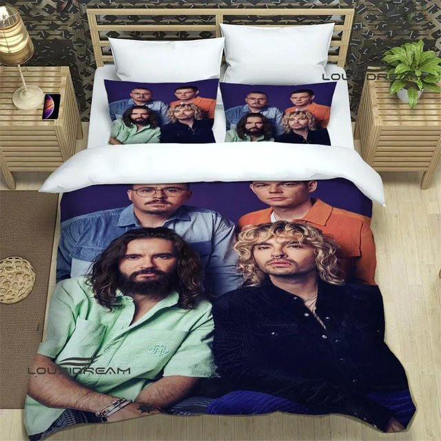 Bettwäsche-Set Tokio Hotel Band von JMG Household Supplies, mehrfarbig, Mikrofaser-Polyester, B/H: 229 x 229 cm - Bild 1