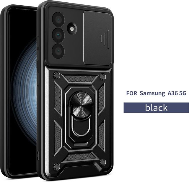 Stoßfeste Schutzhülle mit Kameraschutz für Samsung Galaxy A36 5G in Gold - Bild 1