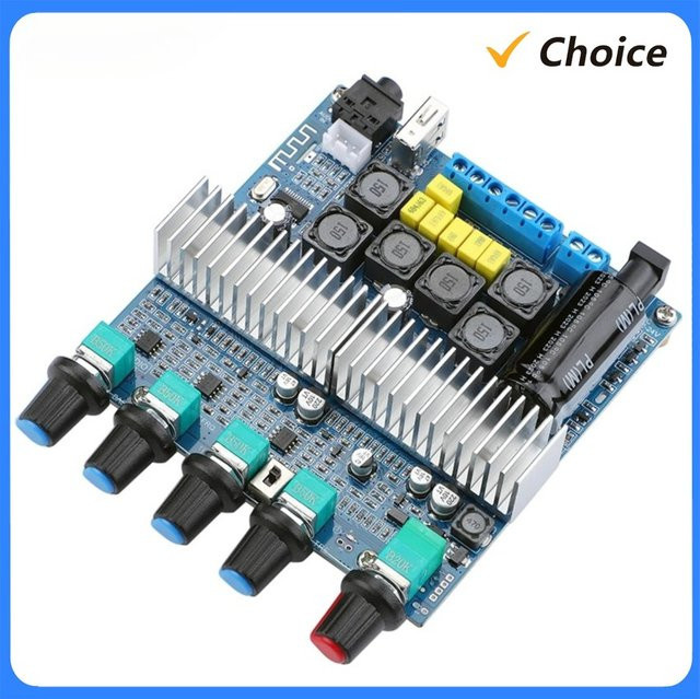 TPA3116 2,1 HiFi Audio Verstärker mit Bluetooth 5.0 und USB DAC, 2x50W + 100W Subwoofer Verstärker Board - Bild 1