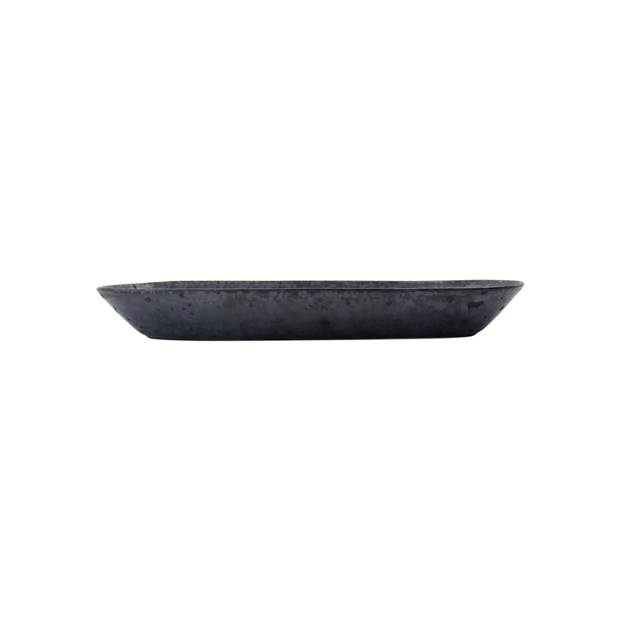 House Doctor Servierplatte Pion in Schwarzbraun B: 35 cm, T: 11 cm - Bild 1