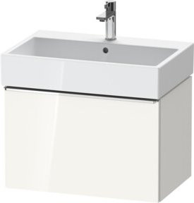 Duravit Waschtischunterschrank D-Neo wandhängend in Weiß, B: 68,4 cm, T: 44,2 cm, H: 44,0 cm - Bild 1