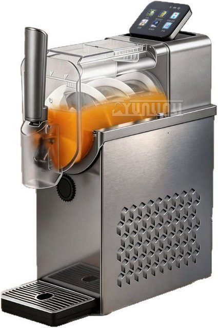 YunlinLi Slushie-Maker Eismaschine mit Touchscreen aus Edelstahl in Silber - Bild 1
